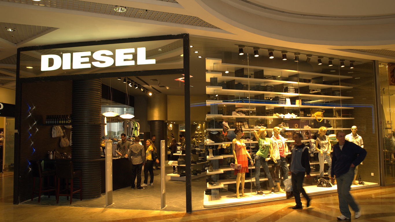 Бутик компании Diesel