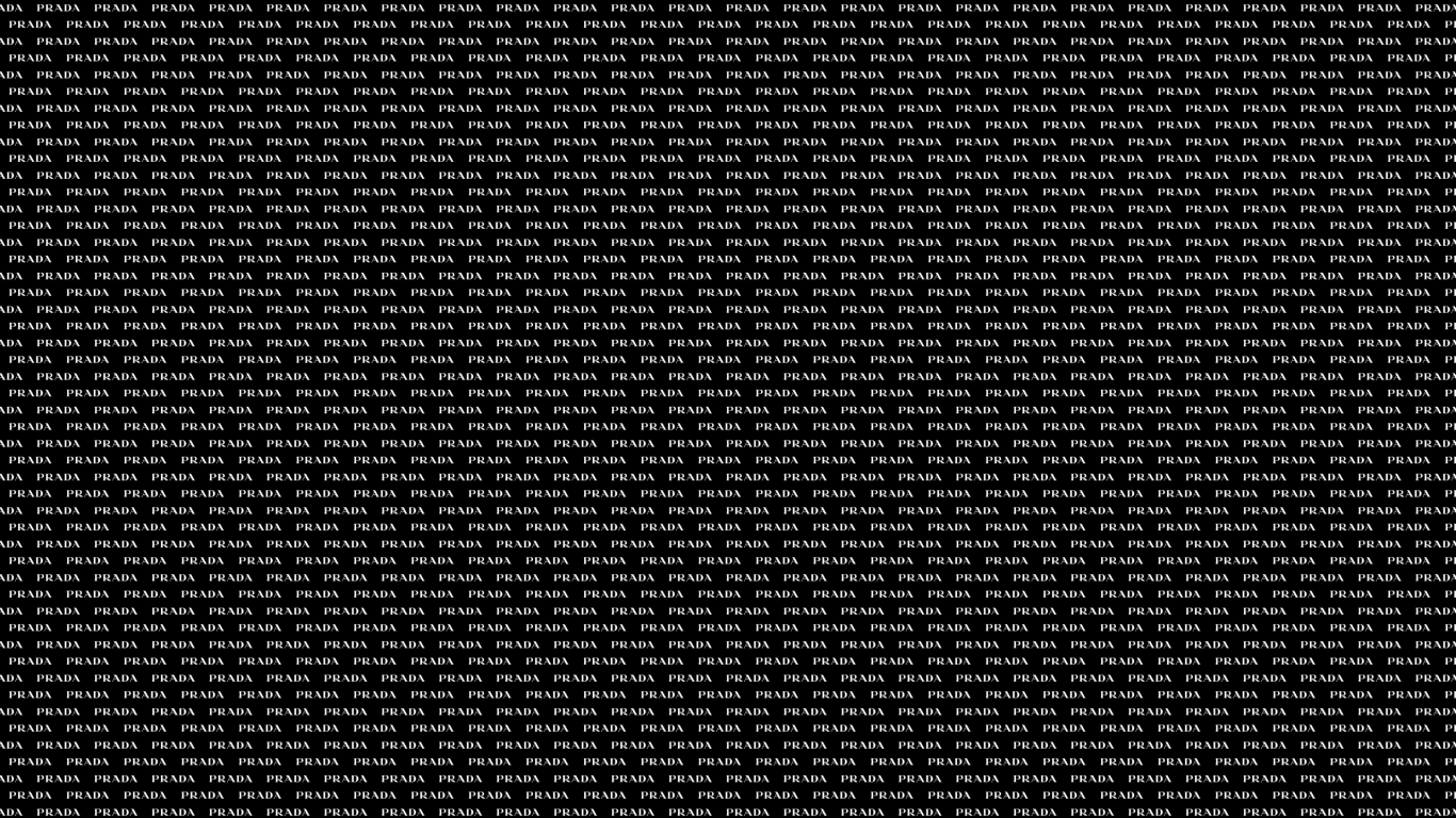 Текстура из названия бренда Prada
