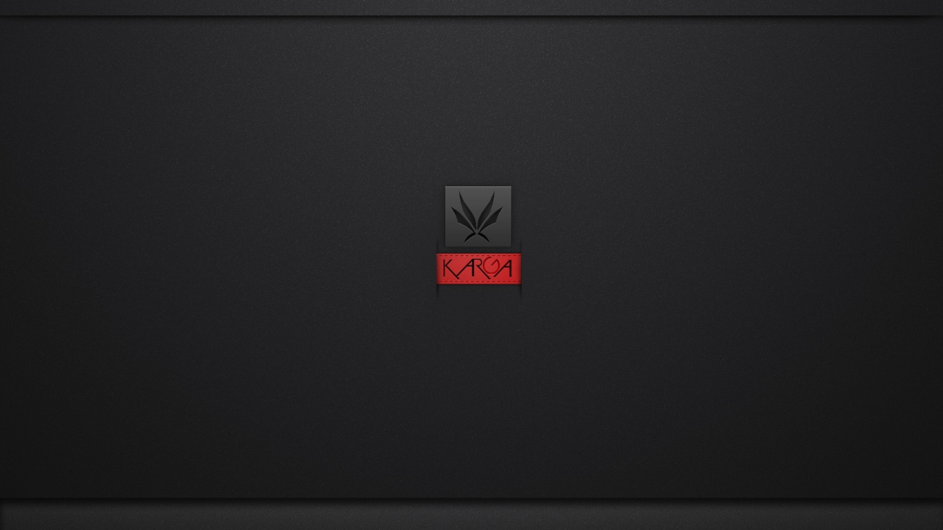 Логотип на черном фоне