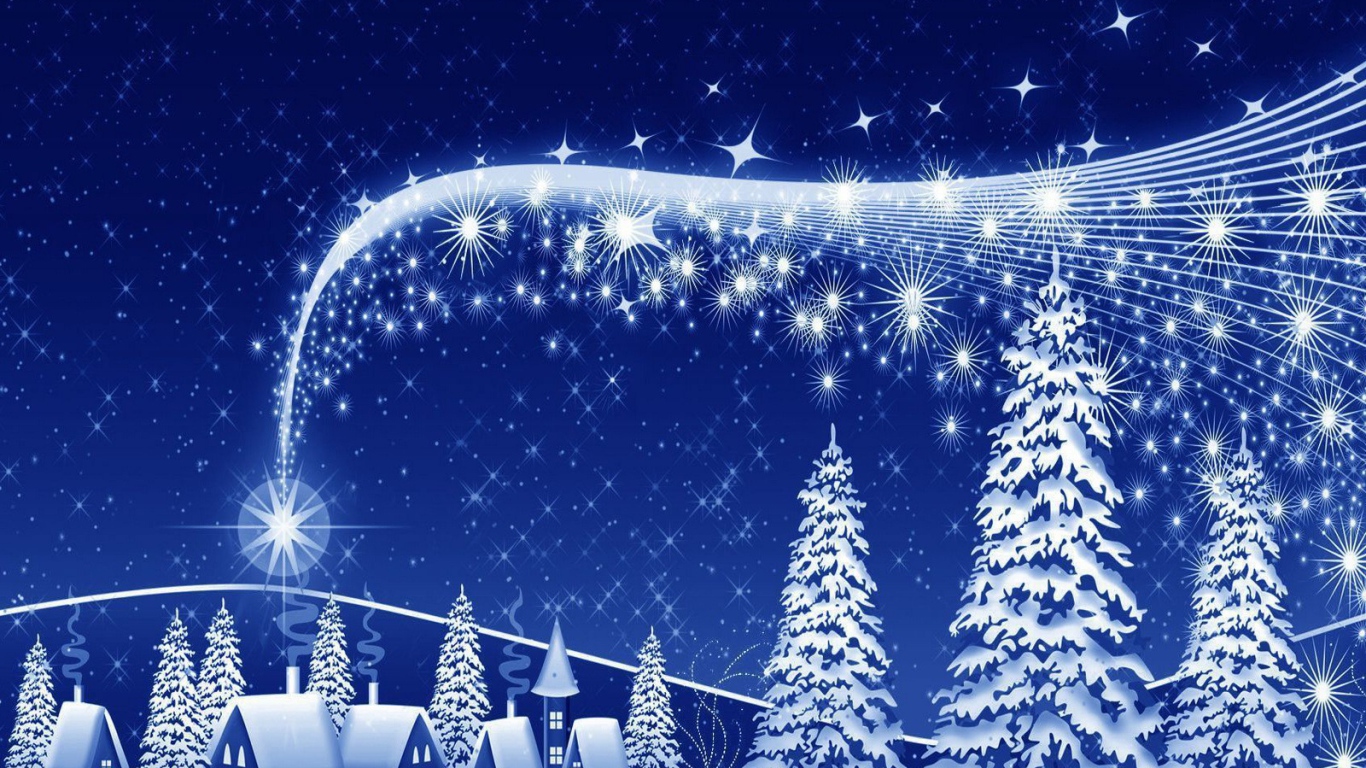 Рождественский рисунок