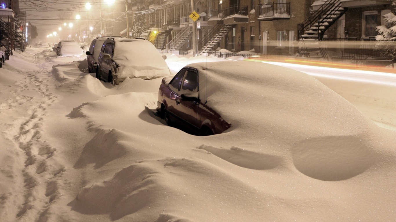 Рождественская ночь в городе