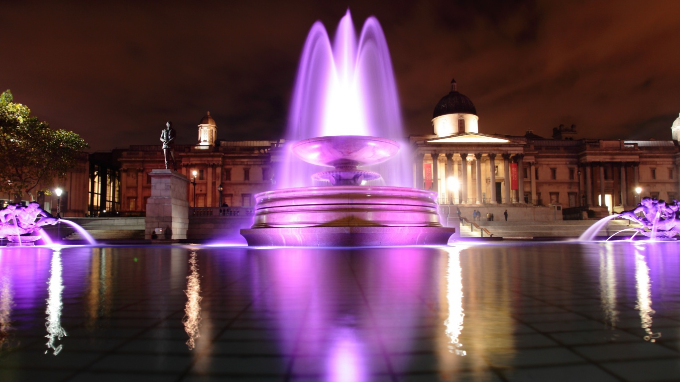 Цветной фонтан