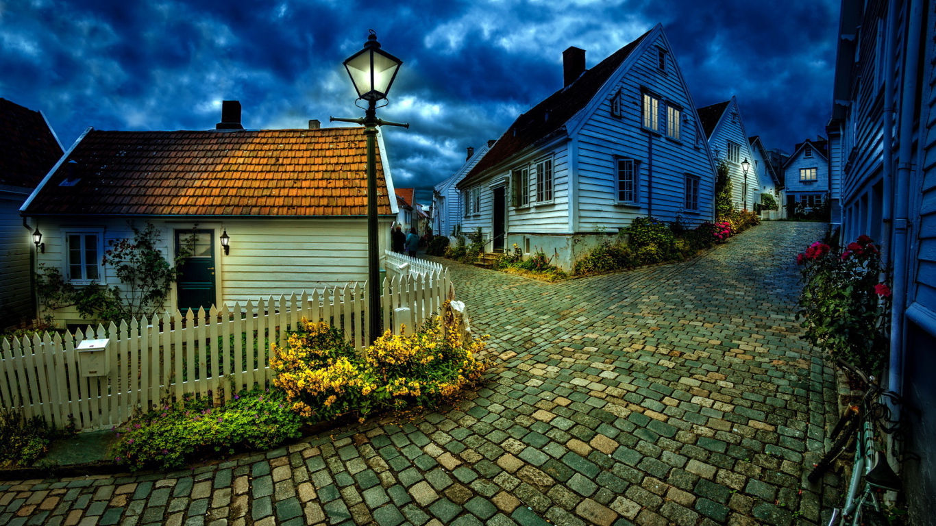 Улица выложенная камнем