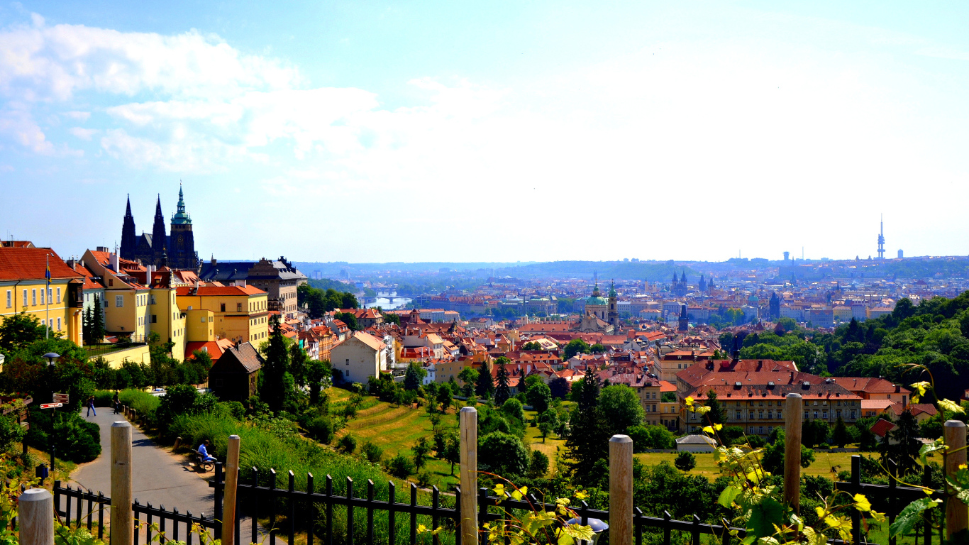 Город Прага в Чехии