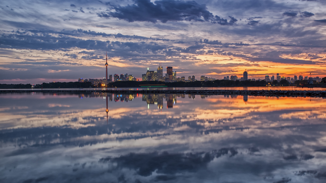 Торонто на закате