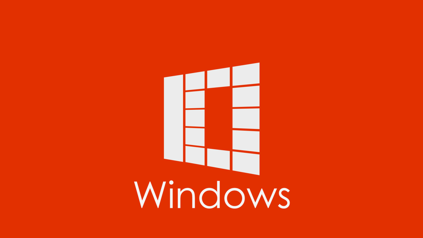 Оранжевый логотип Windows 10