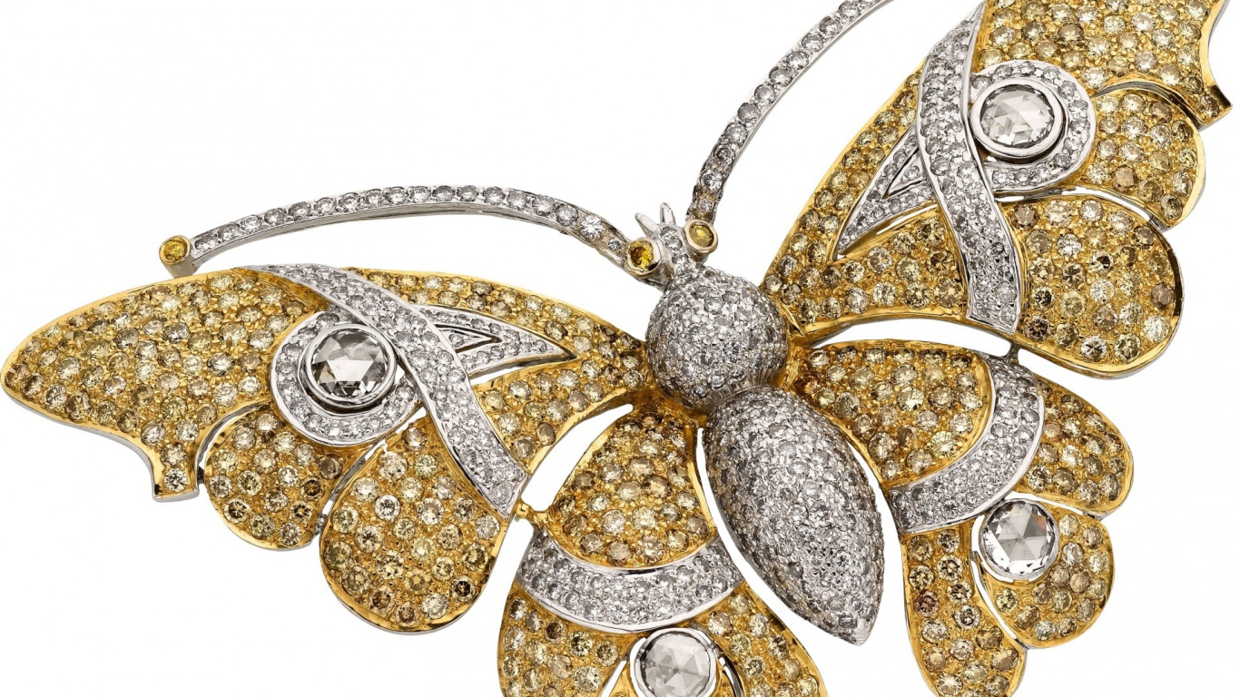 Бабочка из  страз