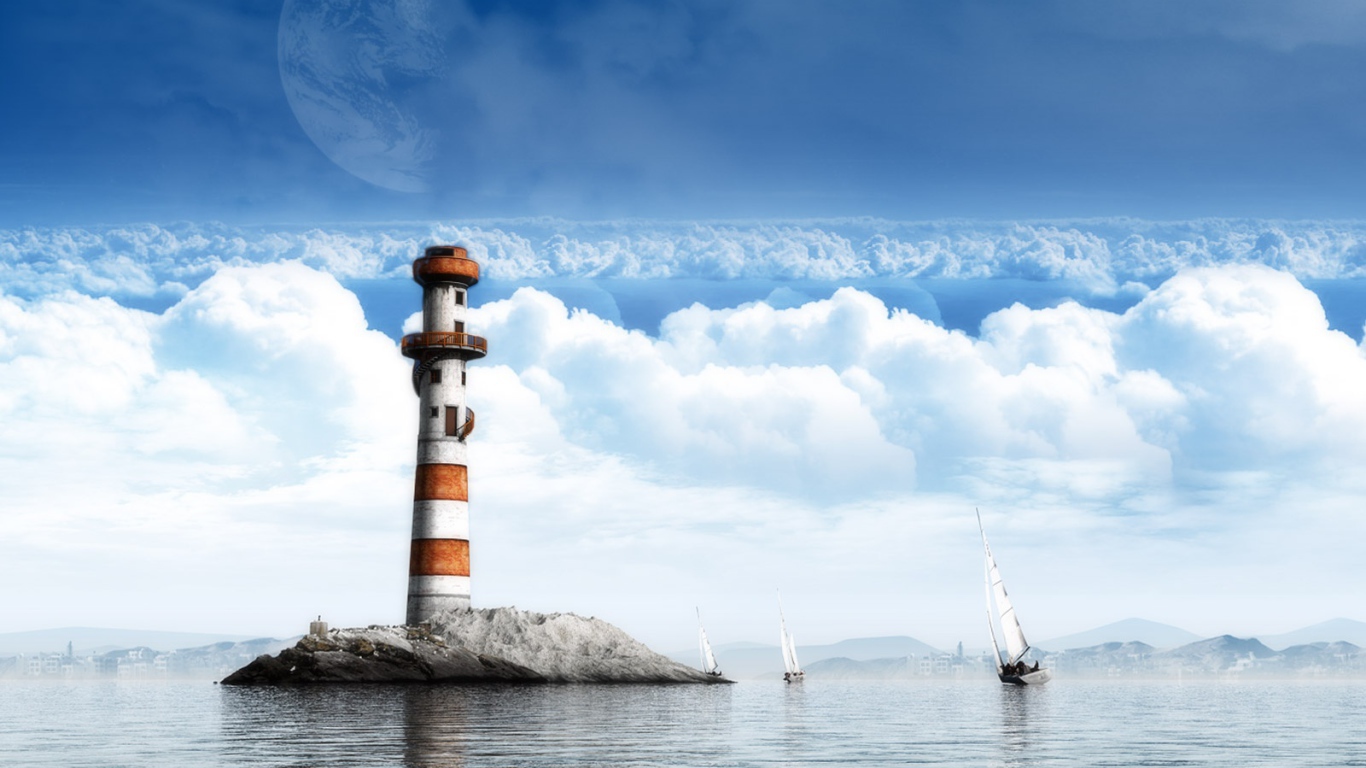 Маяк в фантастическом мире