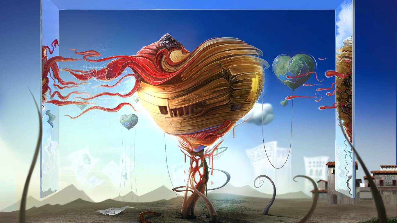 Летающее сердце