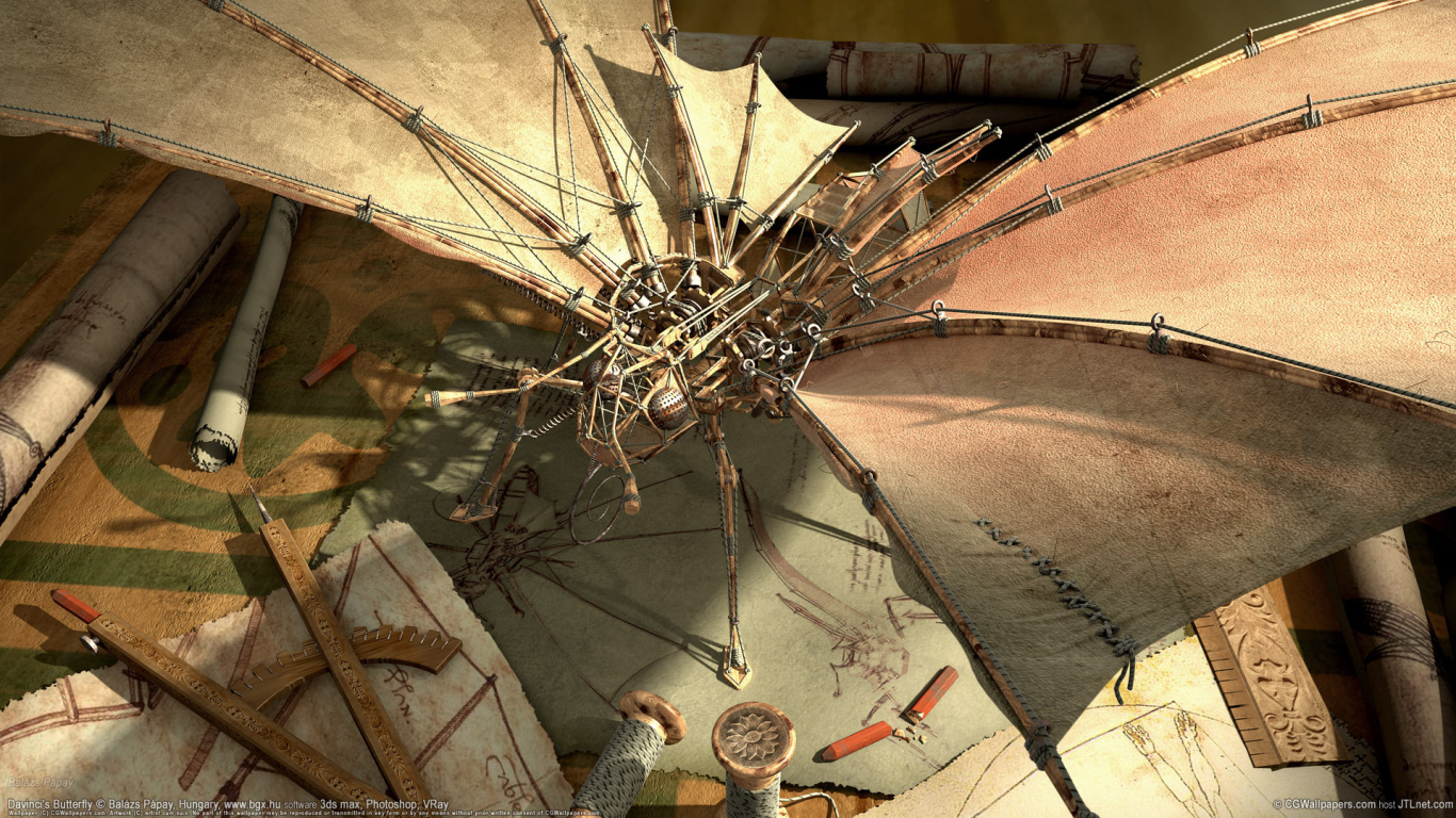 Модель самолета стимпанк