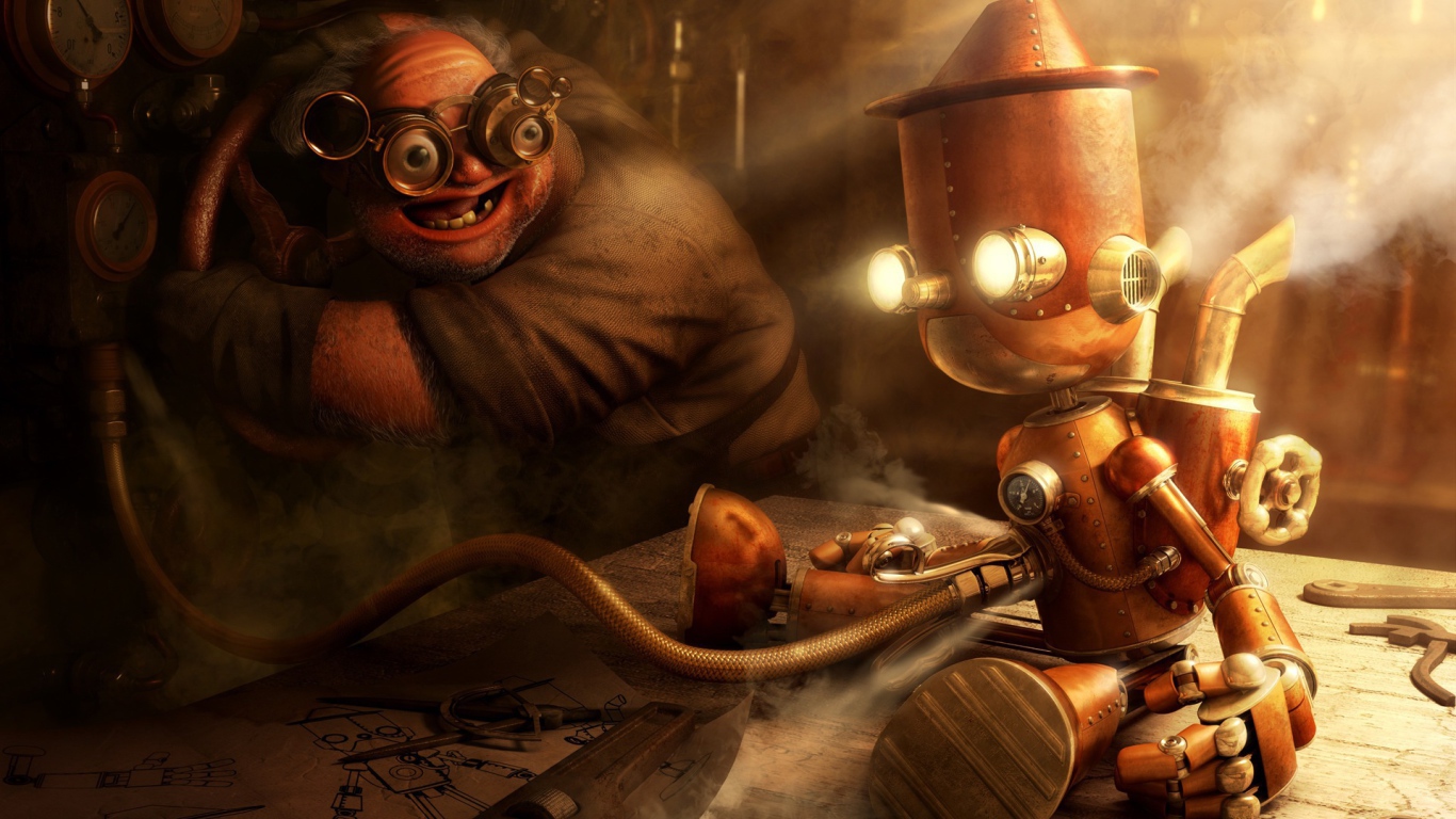 Буратино в стиле стимпанк