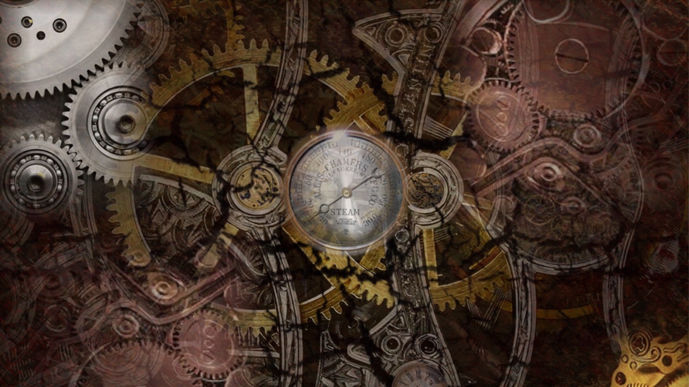 Бег времени стимпанк