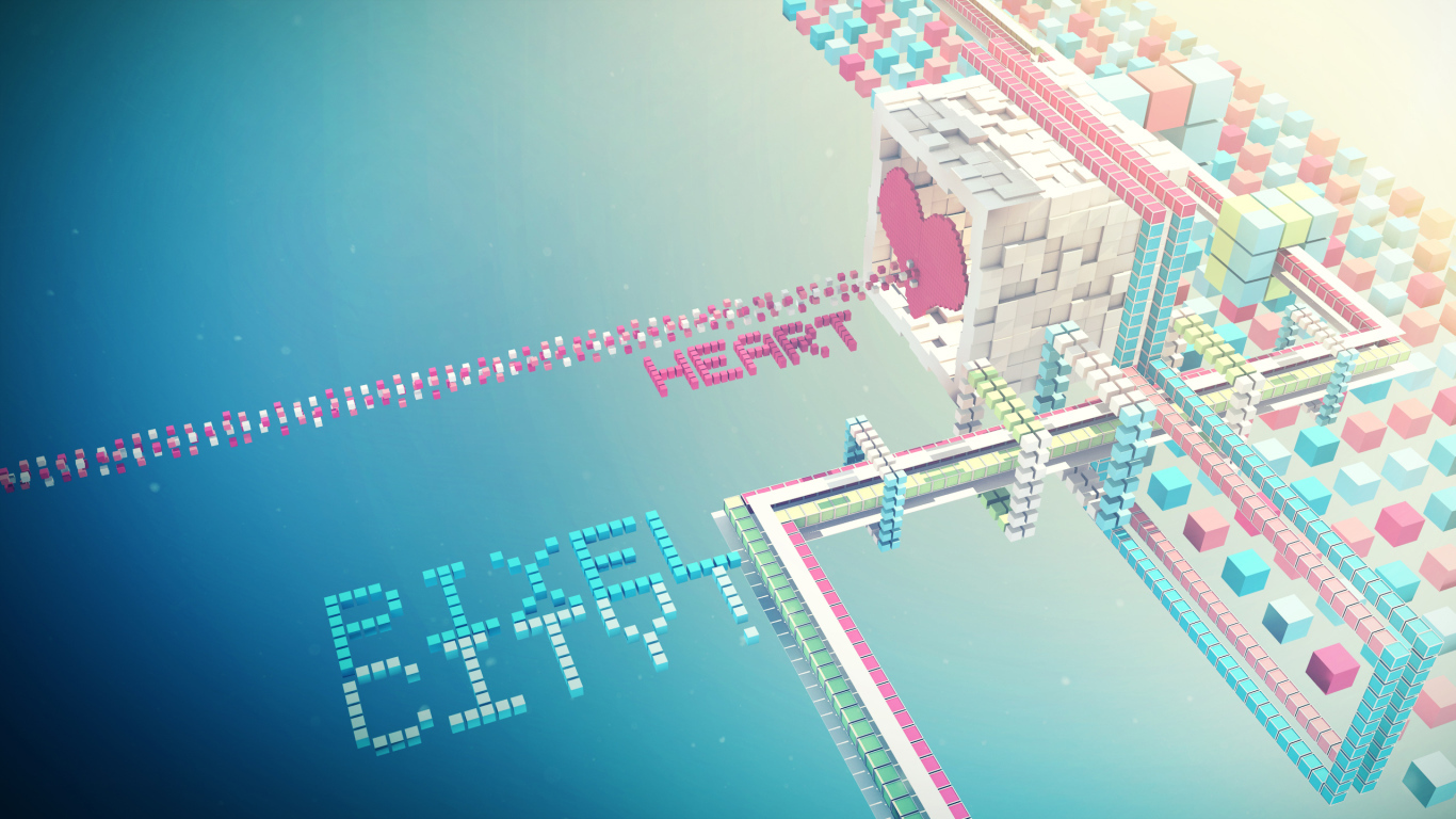 Город из кубиков