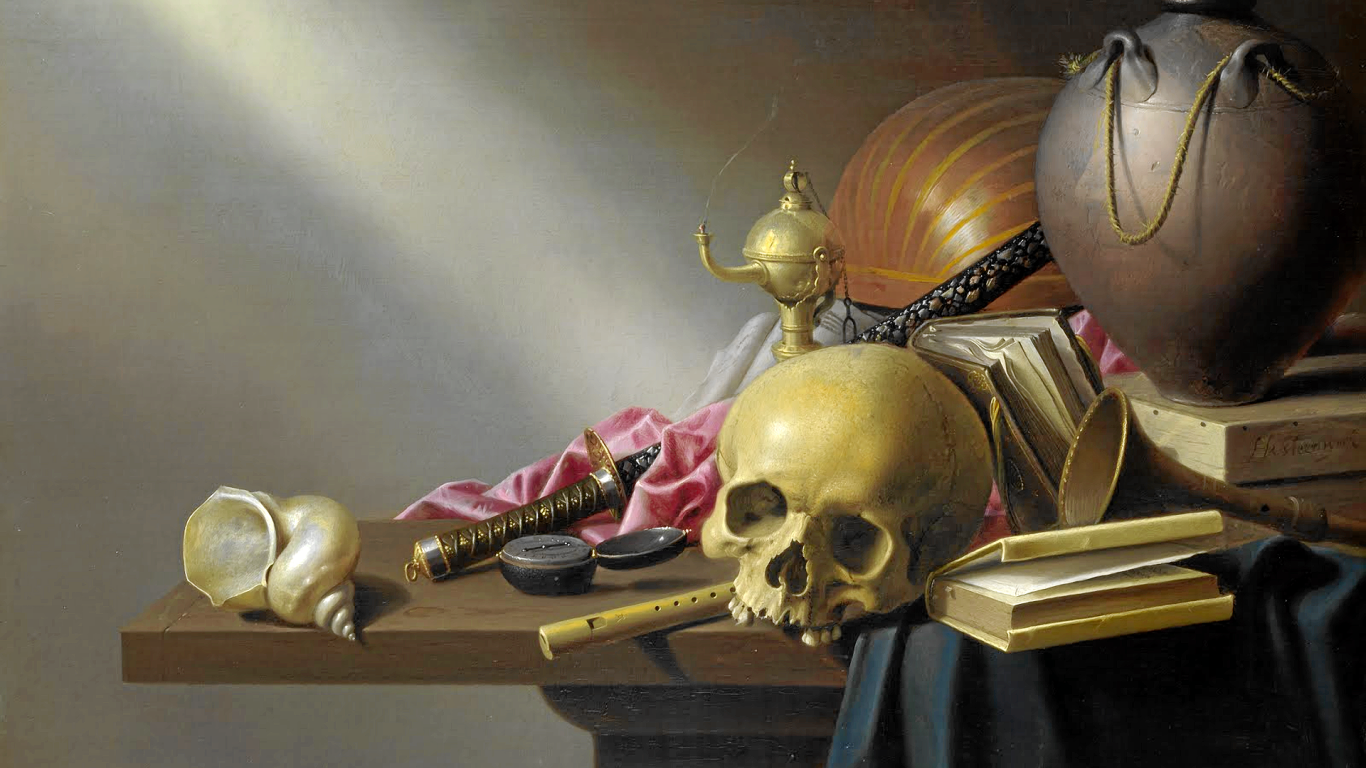 Рисунок с черепом