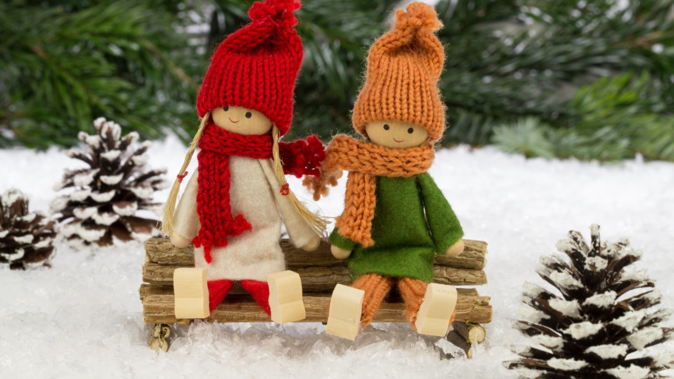 Куклы зимнего леса