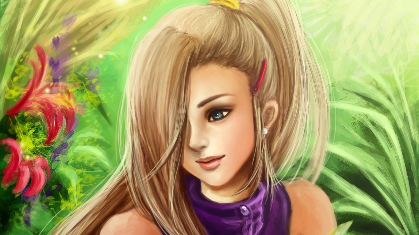 Портрет блондинки