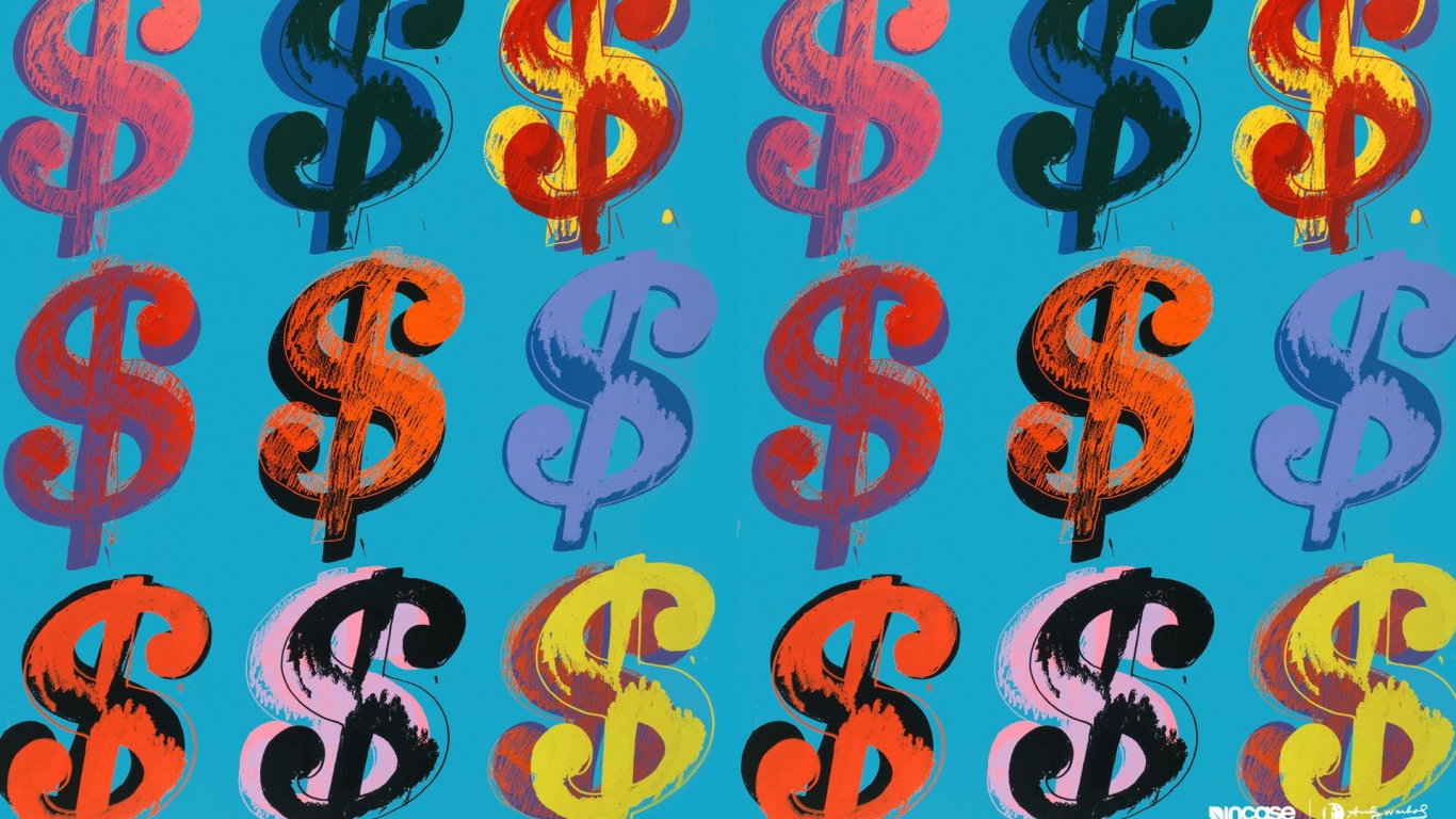 Знаменитая картина Энди Уорхола Доллары