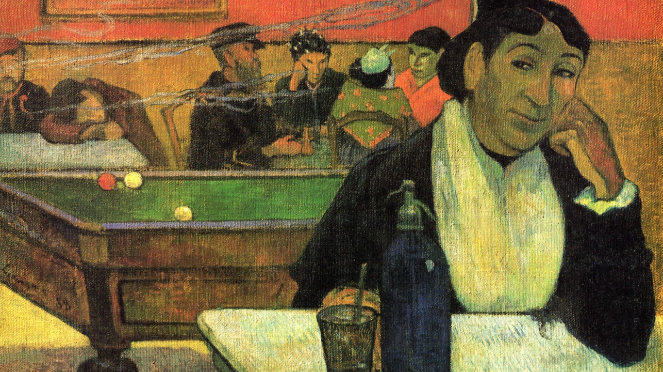 Картина Сезанна - Пьяный бар