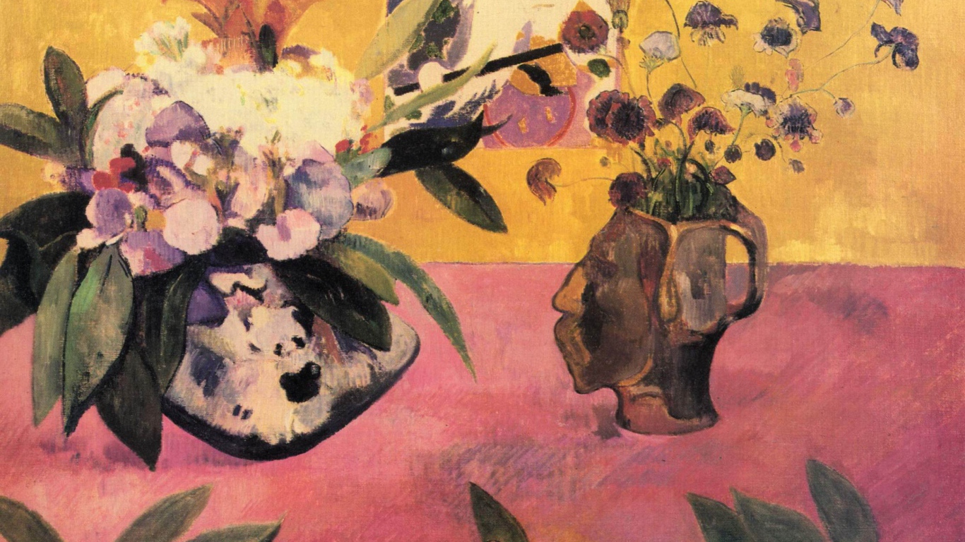 Картина Сезанна - Цветочная композиция