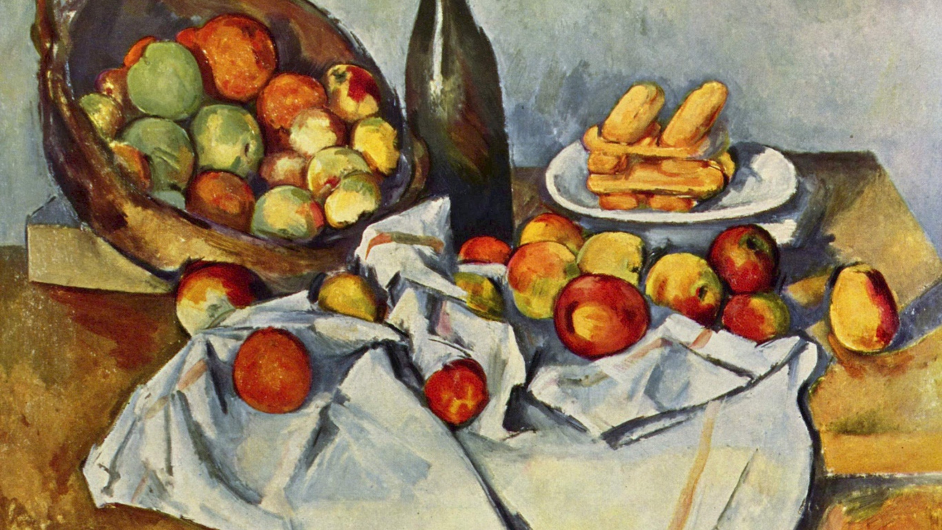 Картина Сезанна - Еда