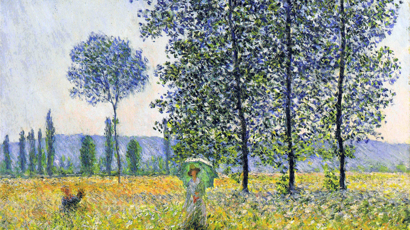 Картина Клода Моне - Солнечный свет