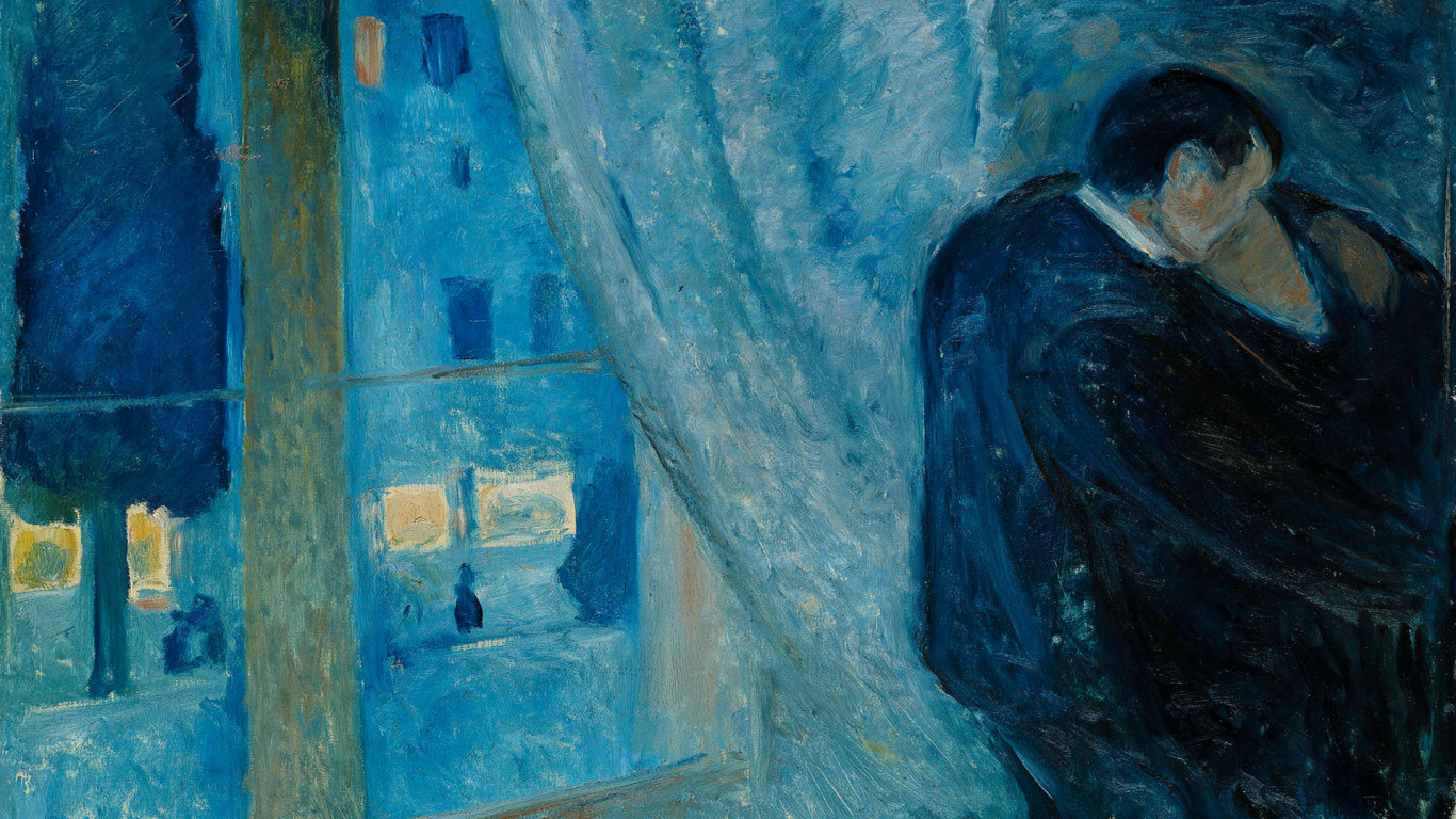 Картина Эдварда Мунка - Любовь