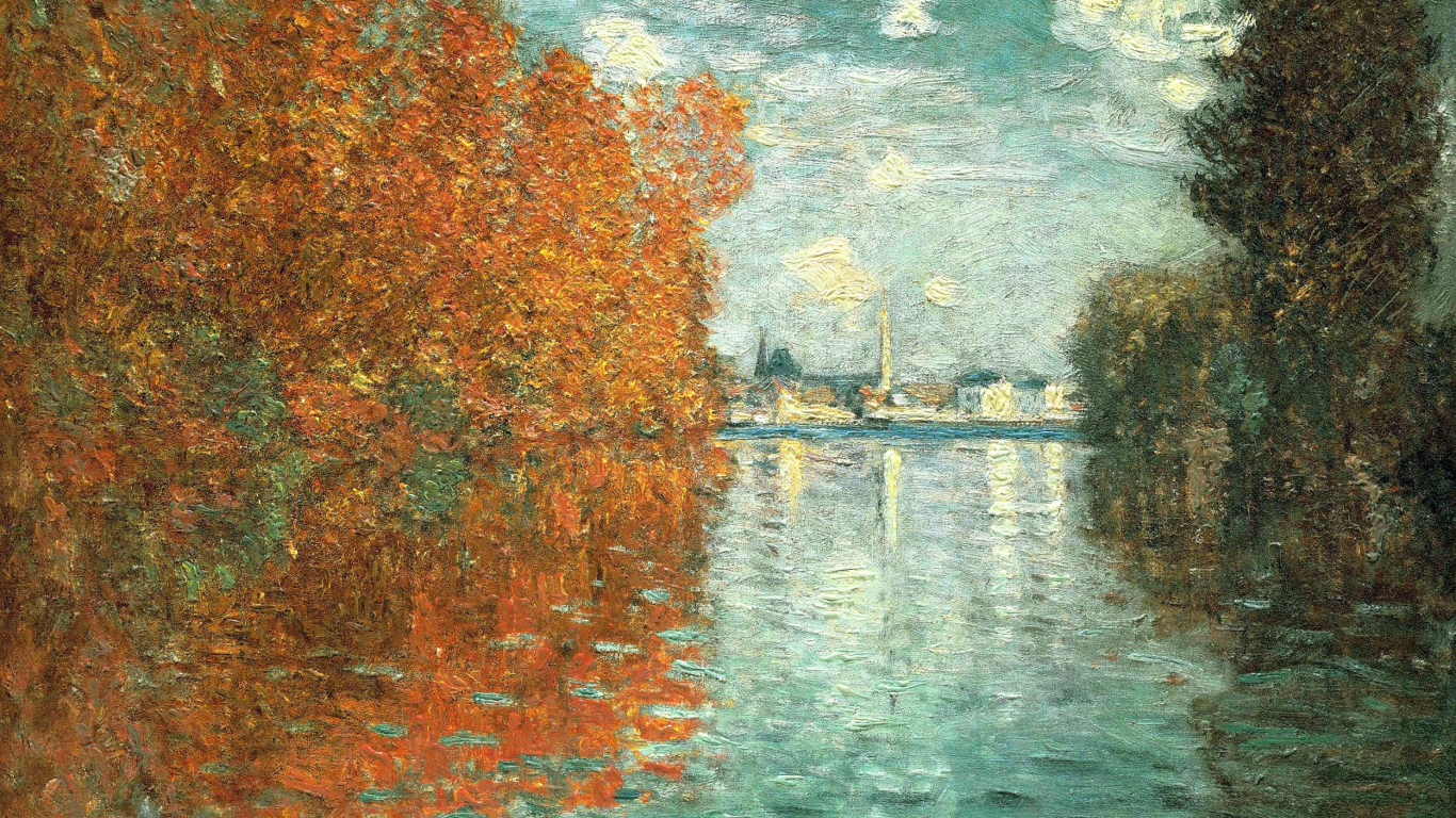 Картина Моне - Осенний эффект