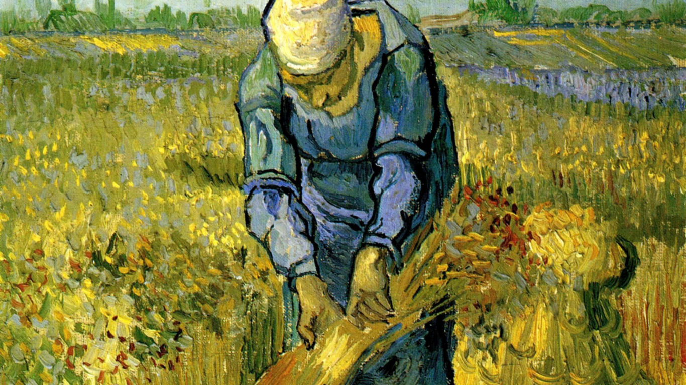 Картина Винсента Ван Гога - Крестьянка