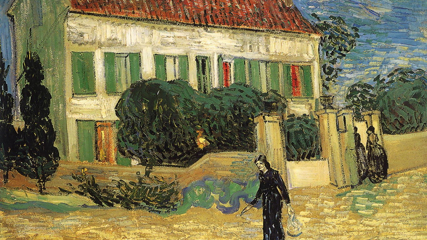 Картина Винсента Ван Гога - белый дом
