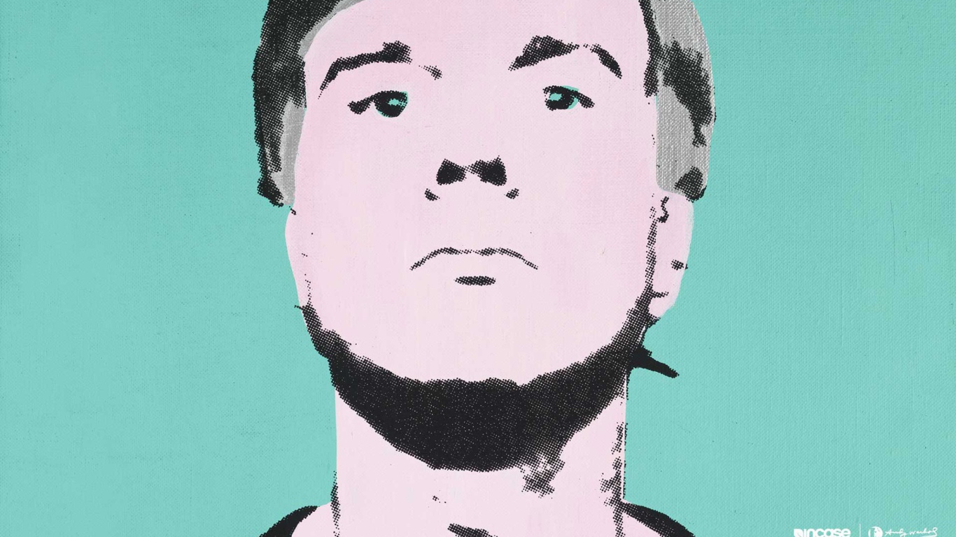 Картина Энди Уорхола молодого человека