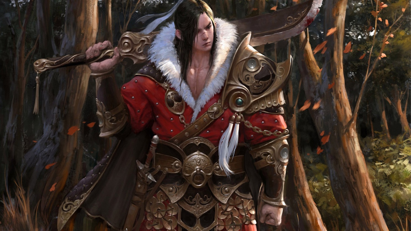 Парень в доспехах