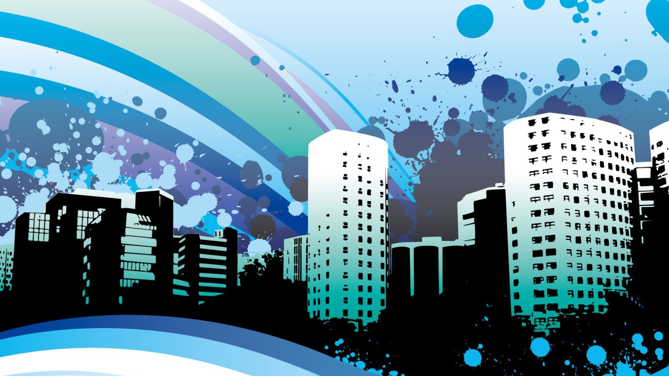 Векторный город