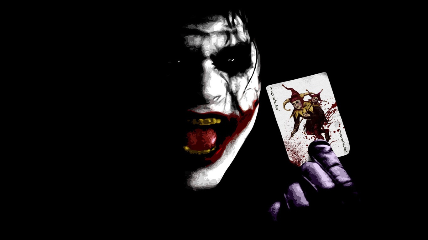 Джокер с окровавленной картой