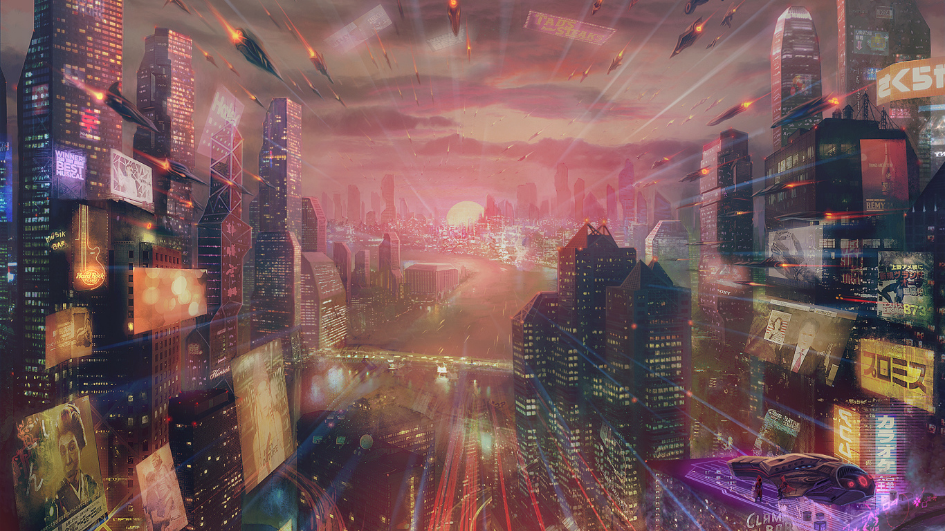 Ракеты летят в город