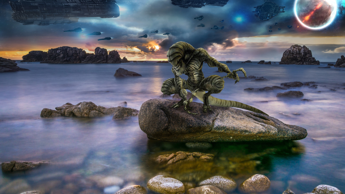 Высадка десанта инопланетян