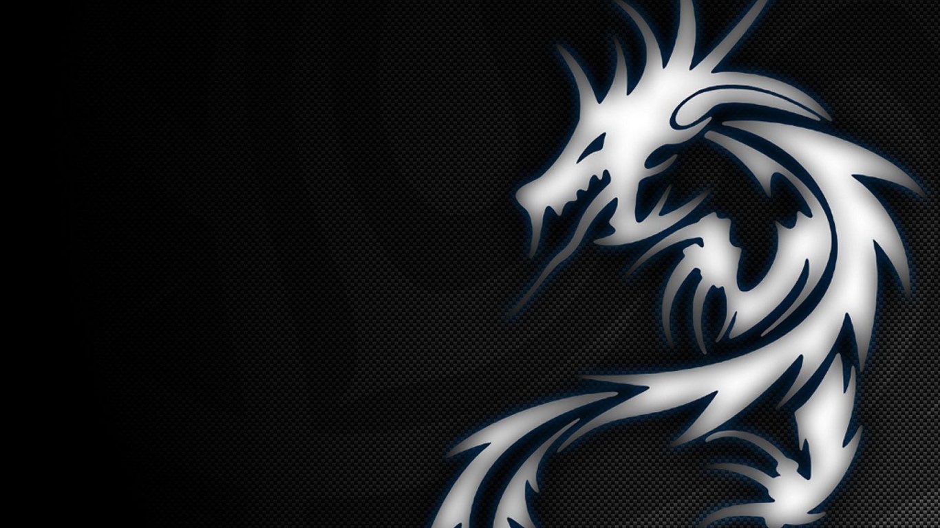 Силуэт дракона