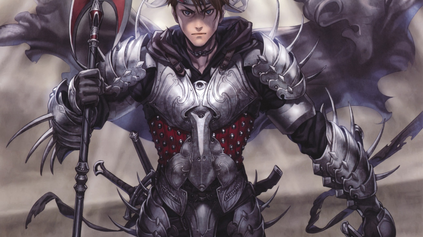 Воин в доспехах и с оружием