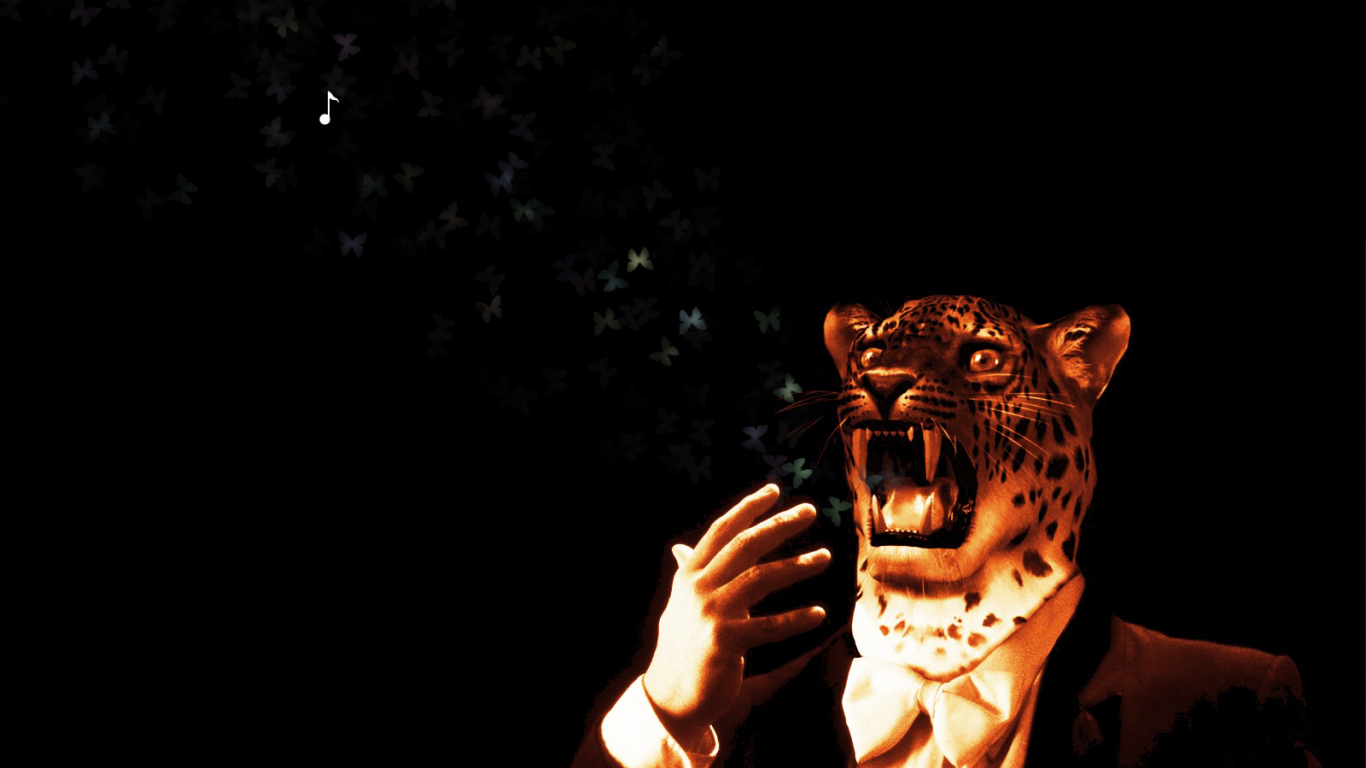 Человек с головой леопарда