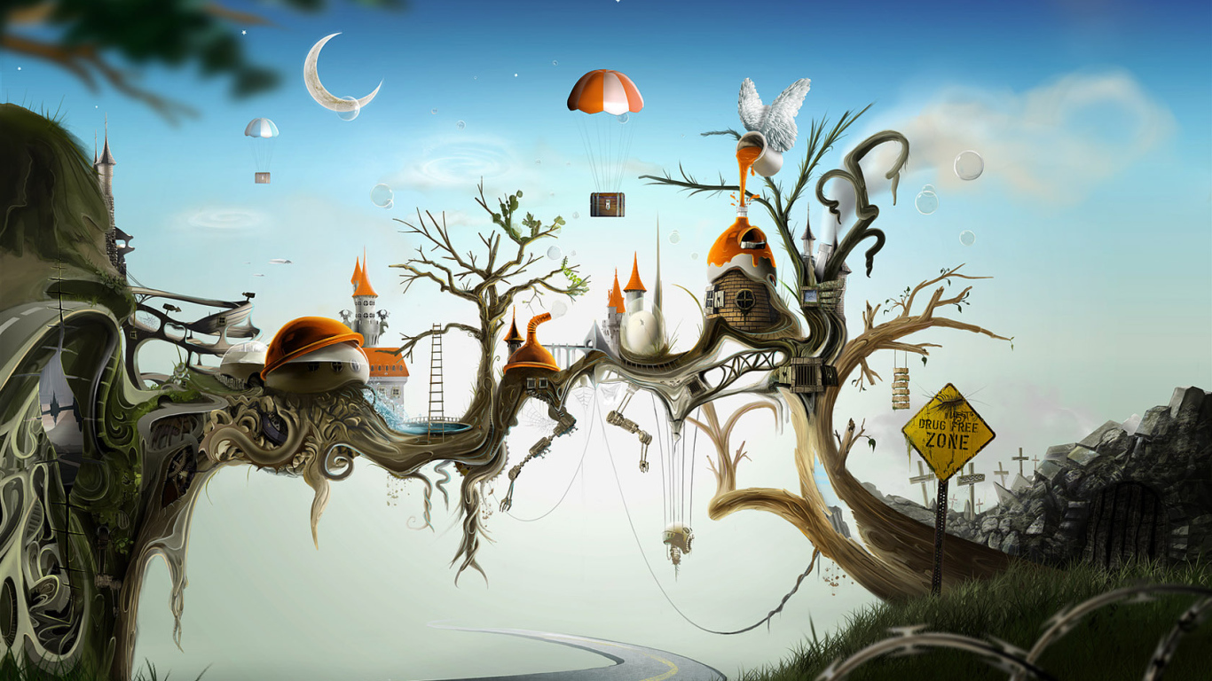 Город на деревьях