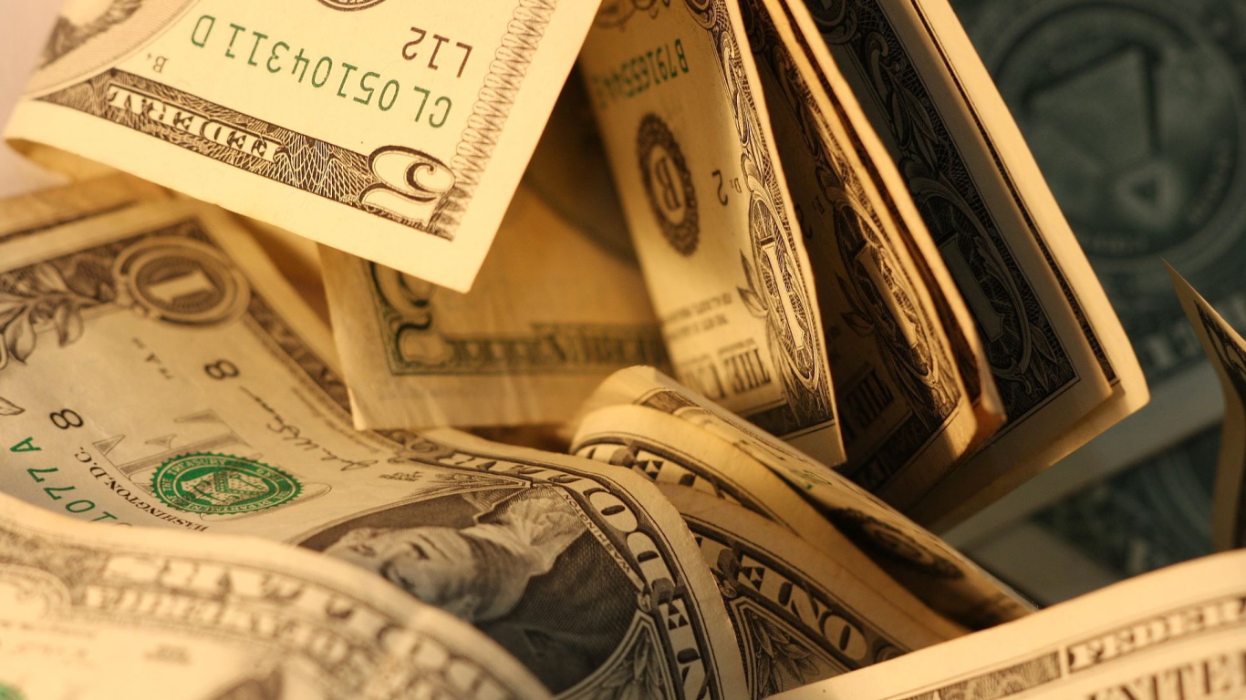 Мятые доллары