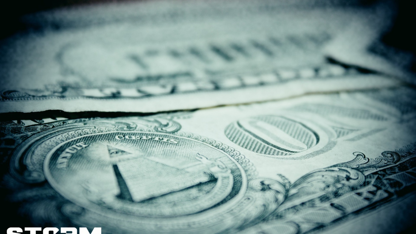 Рисунок на долларе