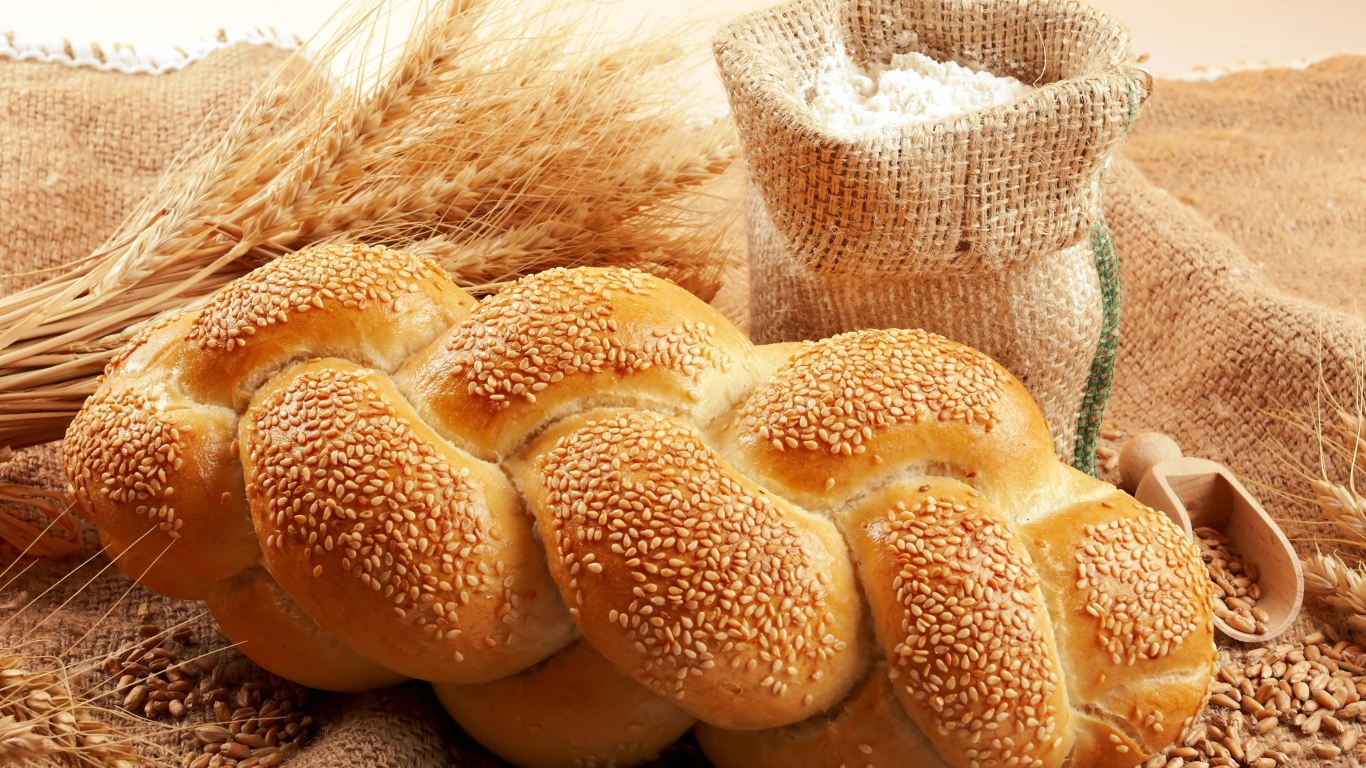 Хлеб с кунжутом