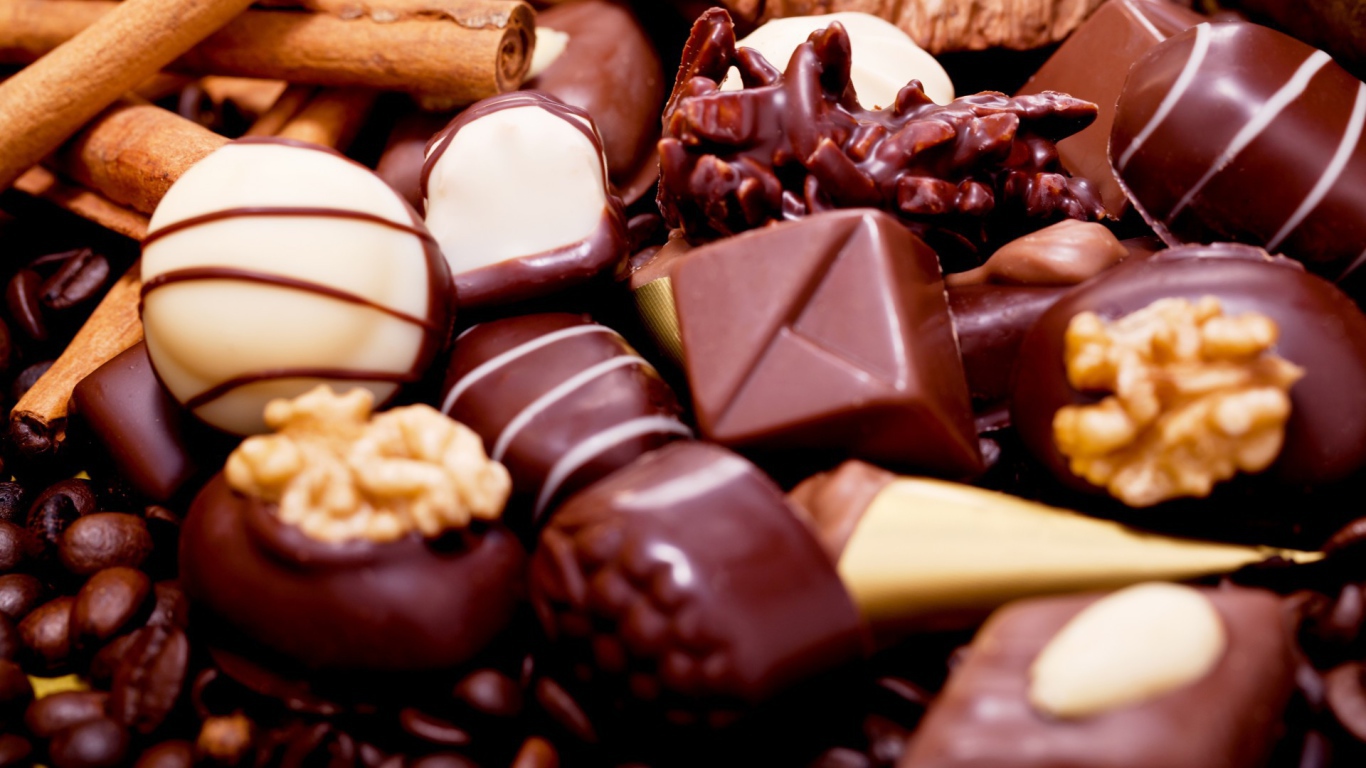 Assorted chocolate candy