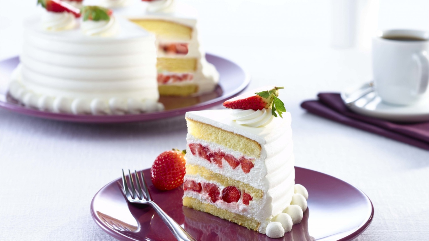 Клубничный торт