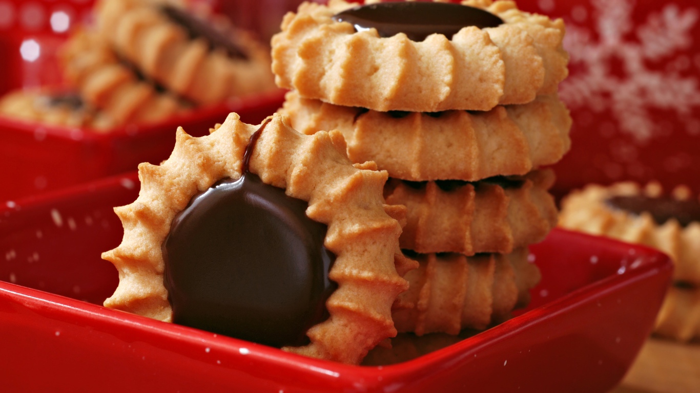 Печенье с шоколадом