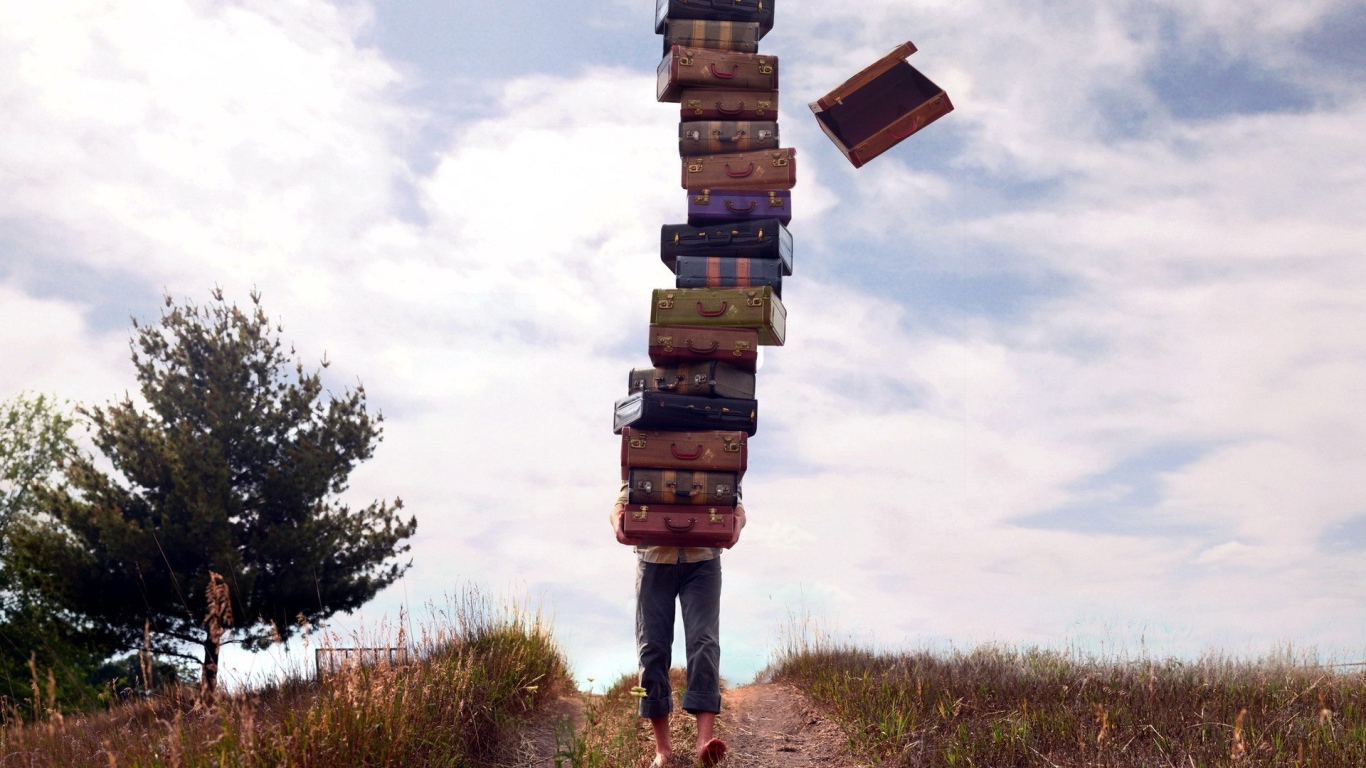 Человек с чемоданами