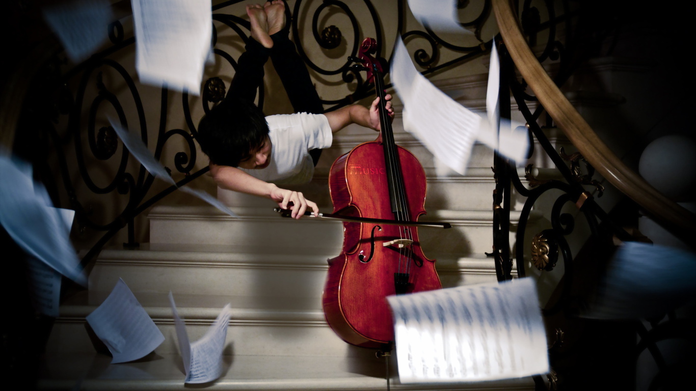 Игра на виолончели