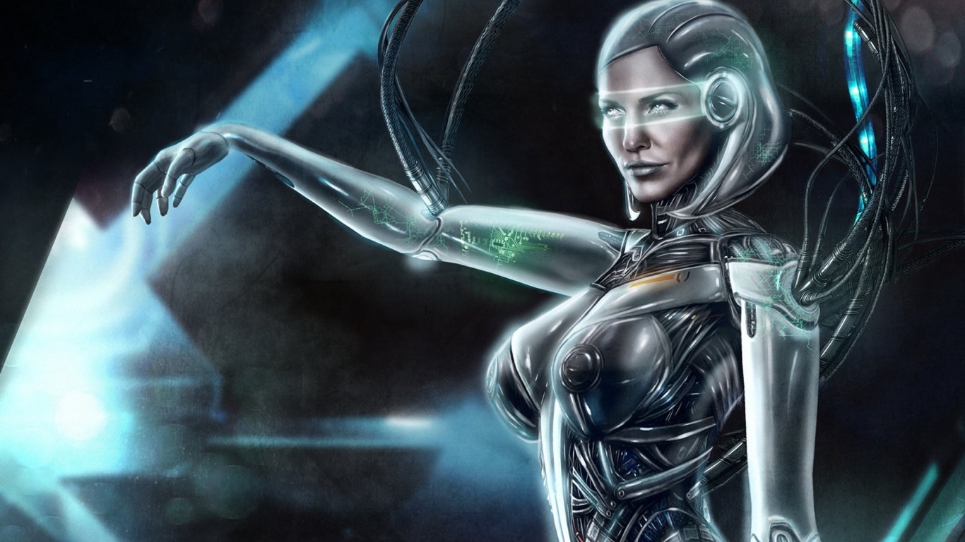 Робот с проводами