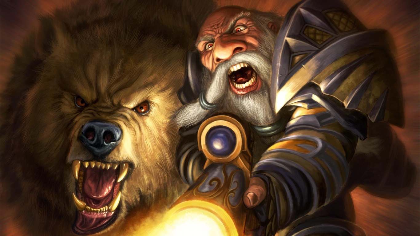 Медведь в видео игре 3D