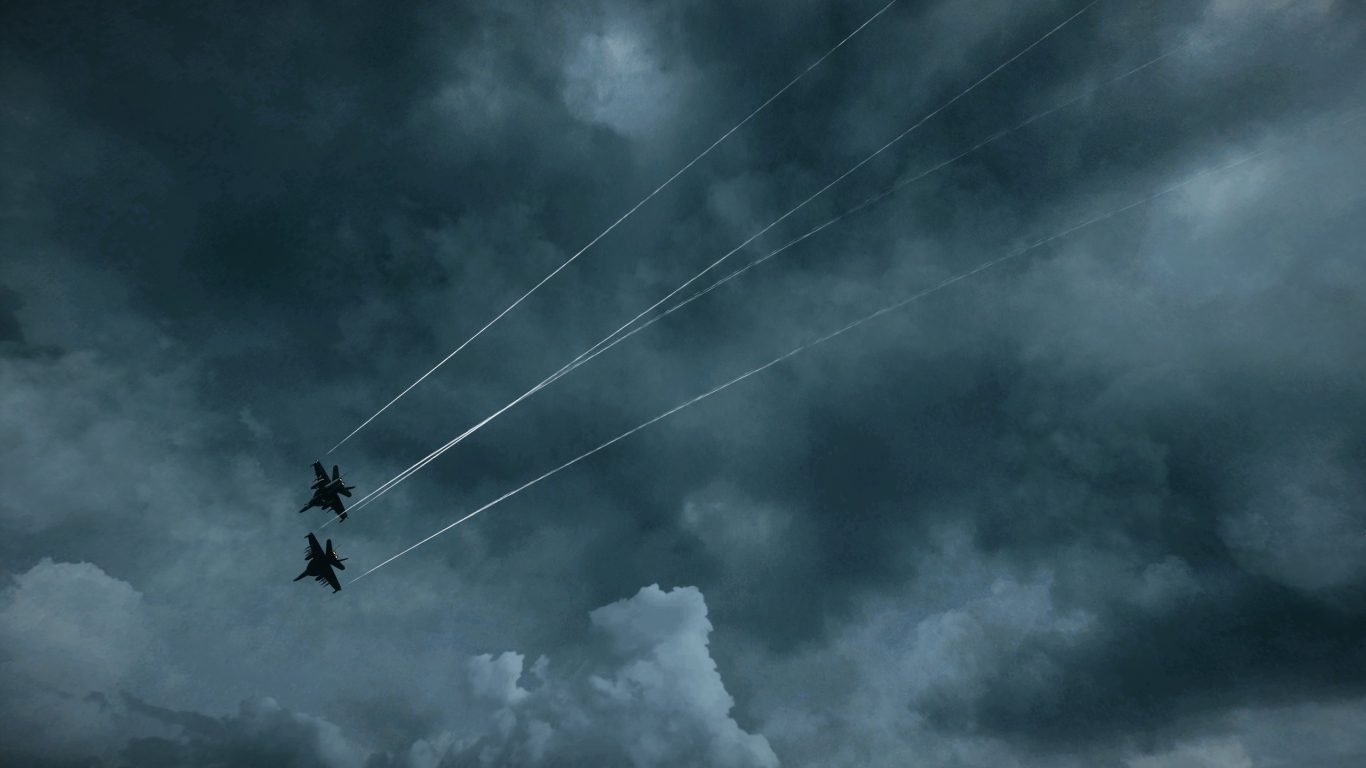 Два самолета из видео игры